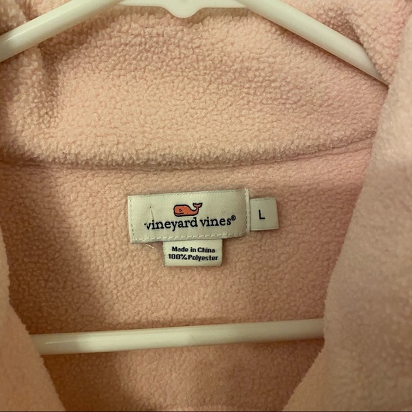 Vineyard Vines Fleece 1/4 Zip Pullover L - Picture 3 of 6